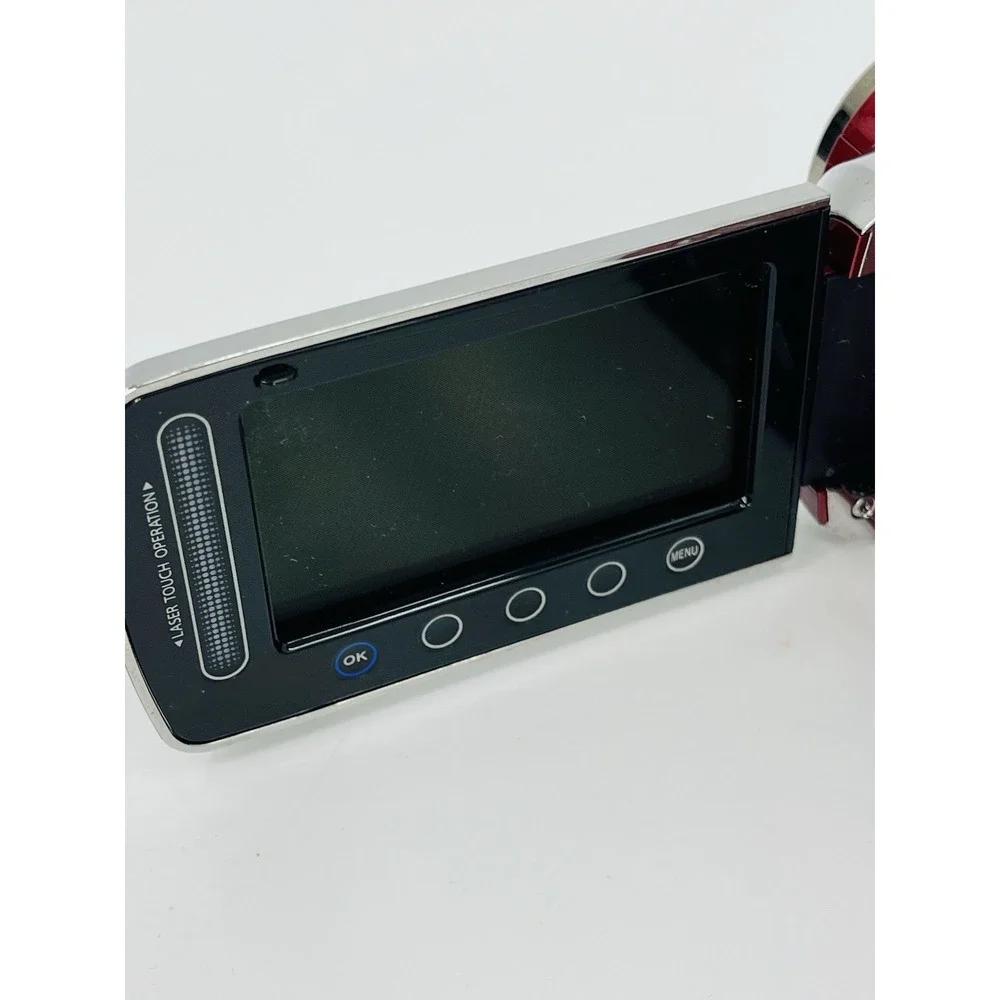 JVC Everio GZ-MS120RU Flash Media Camcorder Red UNTESTED AS-IS